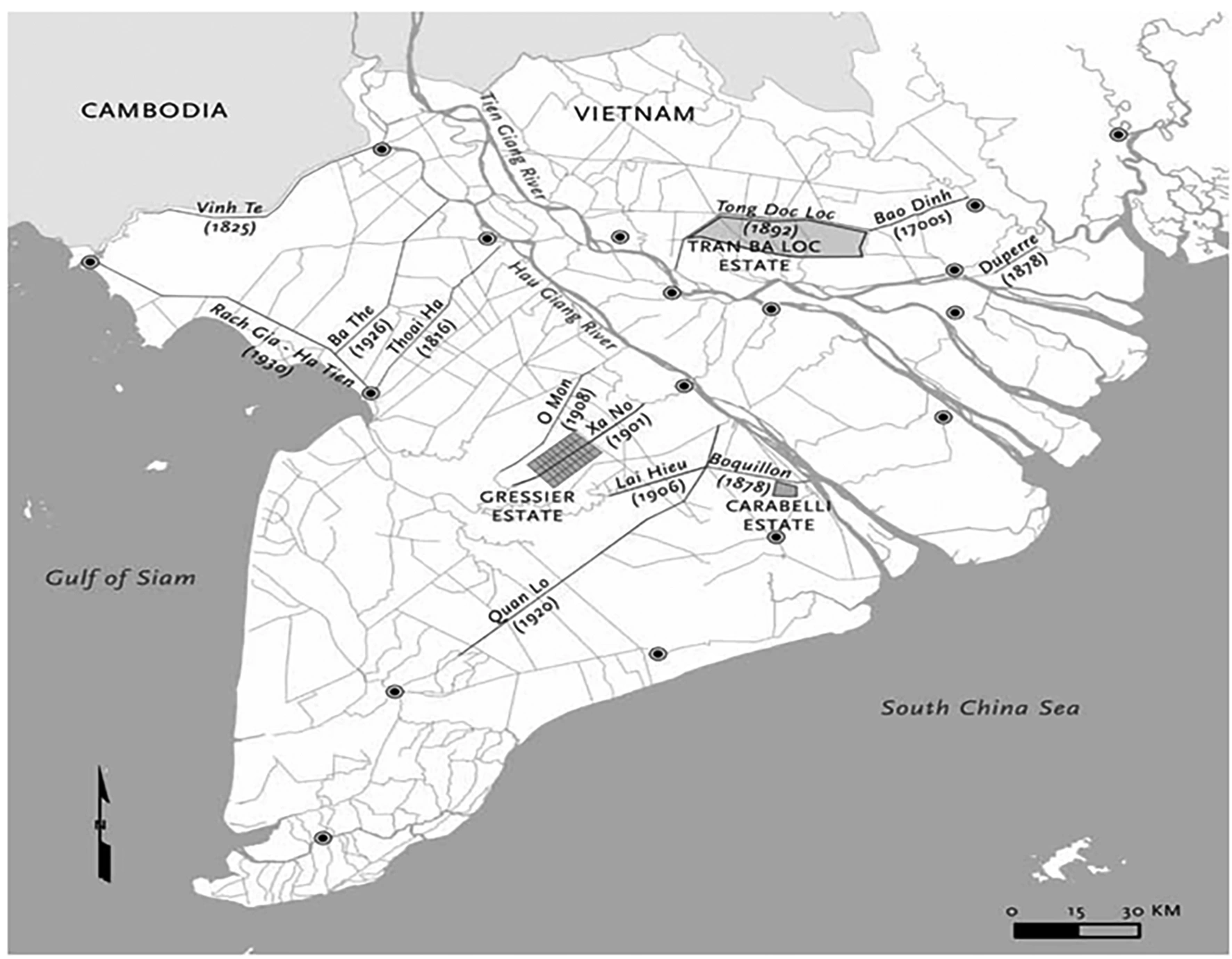 Các dự án nhà nước thiết kế vùng hạ lưu Mekong