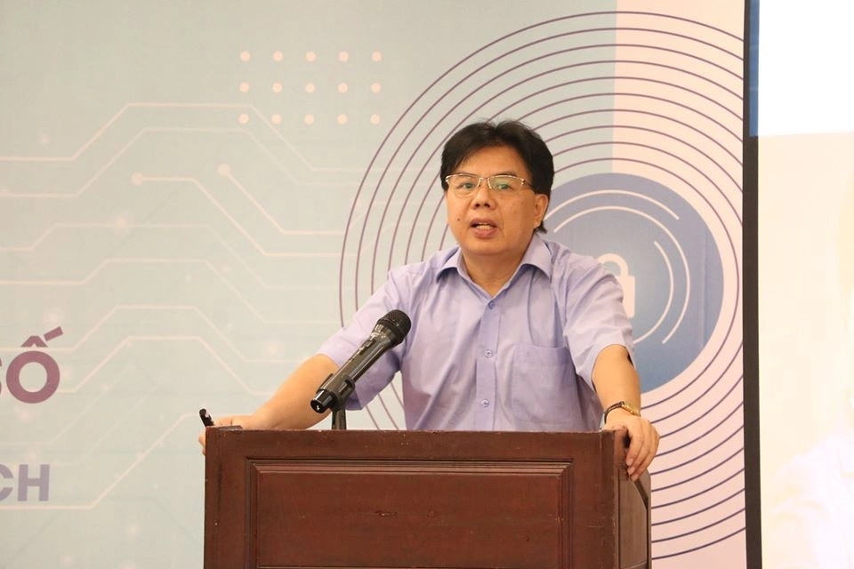 Luật sư Nguyễn Tiến Lập chia sẻ quan điểm về việc bảo vệ dữ liệu cá nhân. Ảnh: BTC Luật sư Nguyễn Tiến Lập chia sẻ quan điểm về việc bảo vệ dữ liệu cá nhân. Ảnh: BTC
